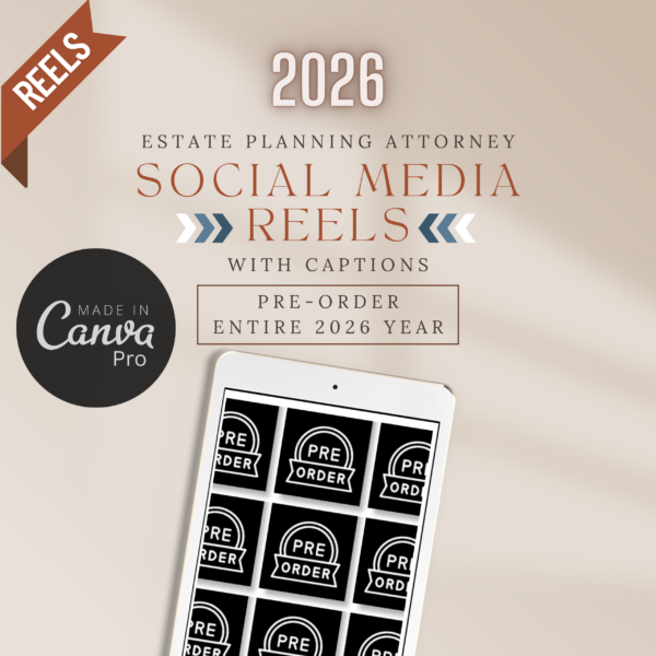 Pre-Order Entire 2026 Year REELS Package <br> (20% Off Limited Time Pre-Order Price)