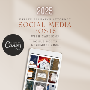 Bonus December Estate Planning Attorney Social Media Posts With Captions